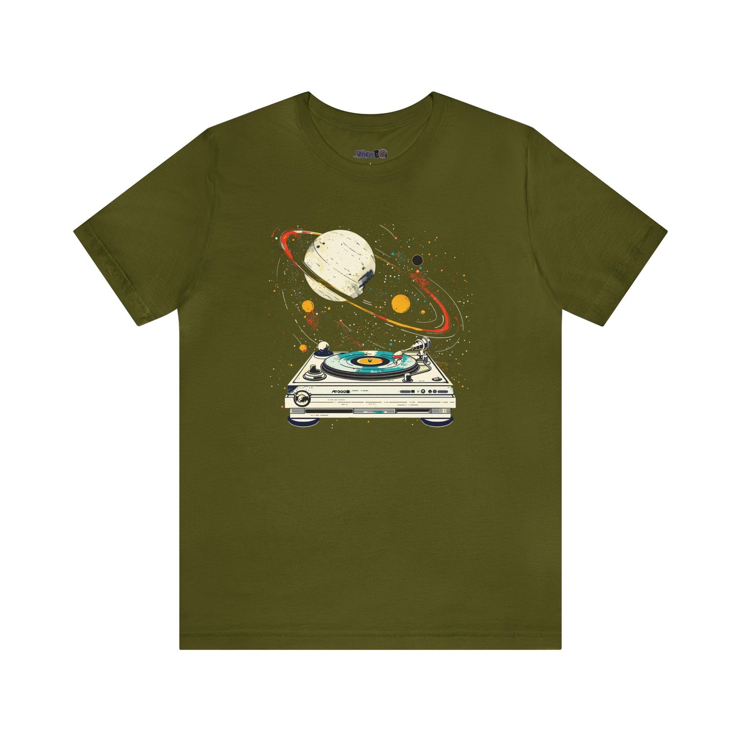 Planetary Bliss - Vintage Vinyl Turntable Shirt