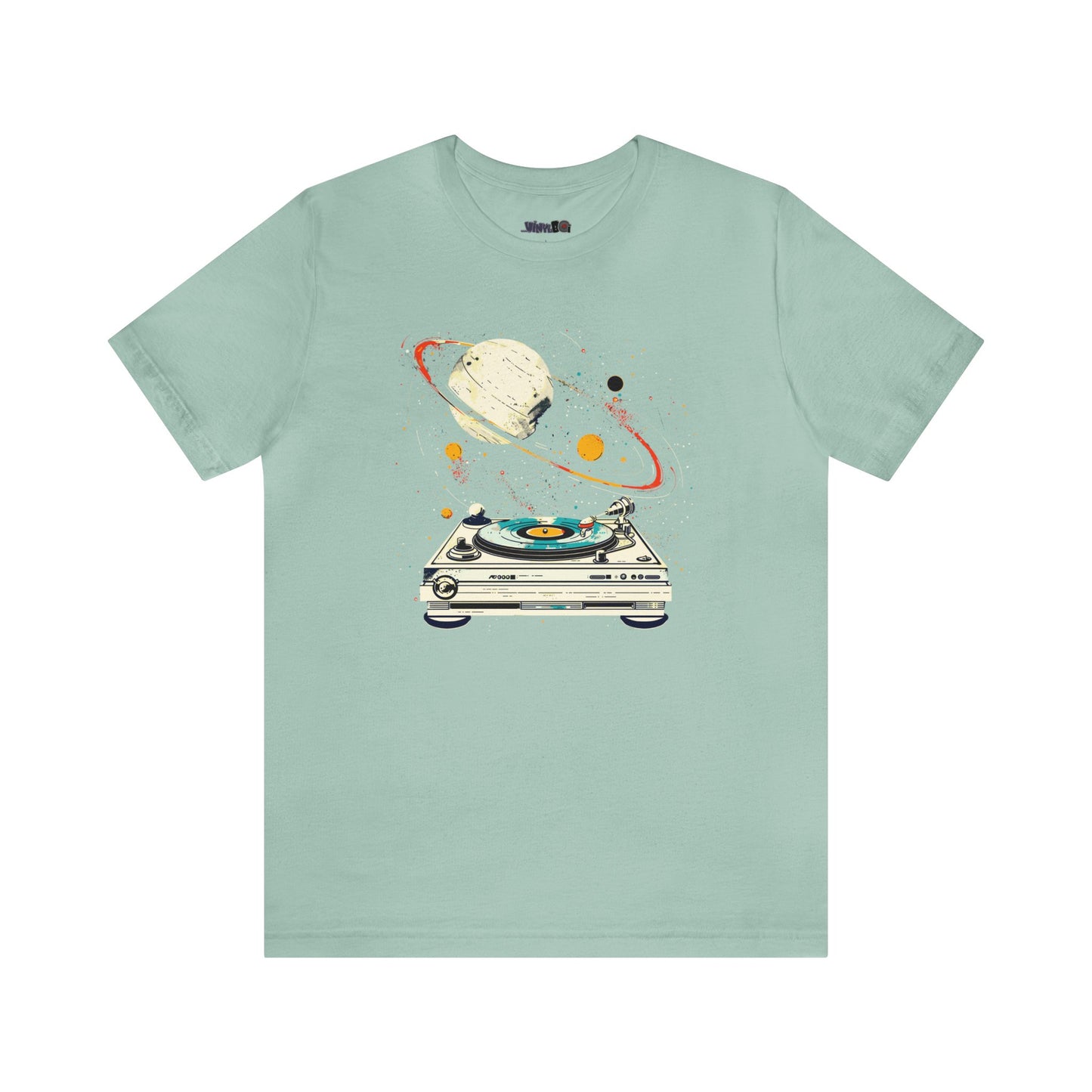 Planetary Bliss - Vintage Vinyl Turntable Shirt