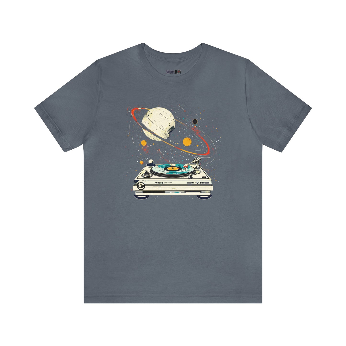 Planetary Bliss - Vintage Vinyl Turntable Shirt