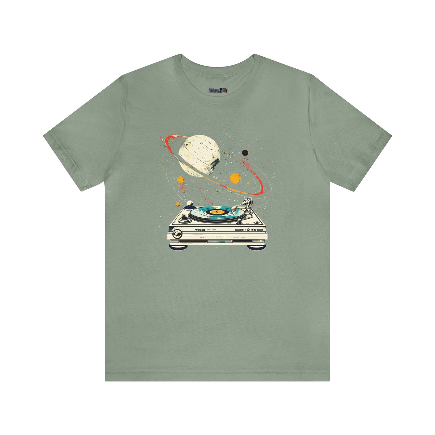 Planetary Bliss - Vintage Vinyl Turntable Shirt