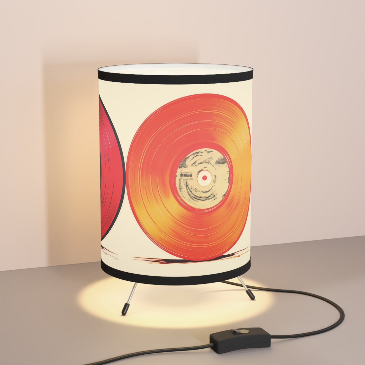 "Primo Vinyl" Desk Lamp. So cool!