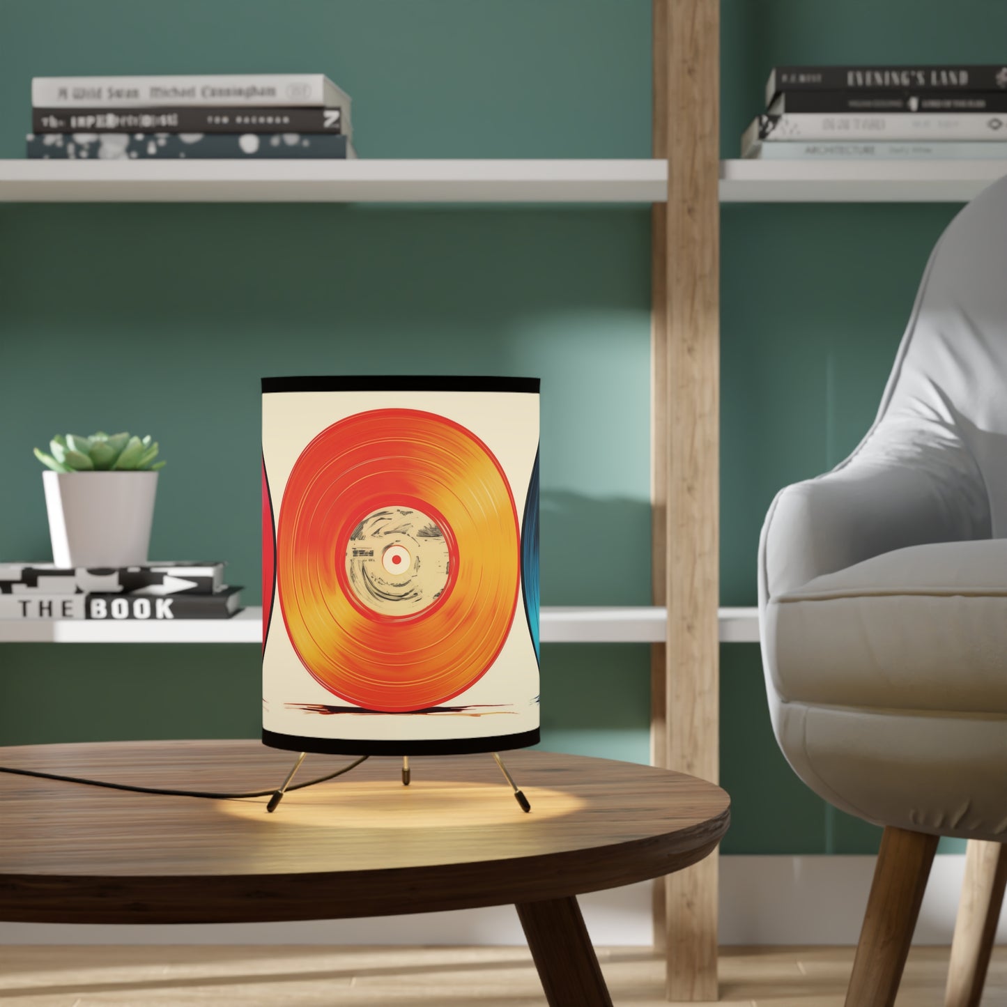 "Primo Vinyl" Desk Lamp. So cool!