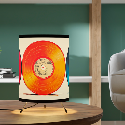 "Primo Vinyl" Desk Lamp. So cool!