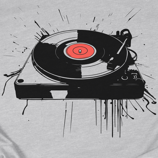 Hi-Fi Delicacy Vintage Turntable Record Shirt